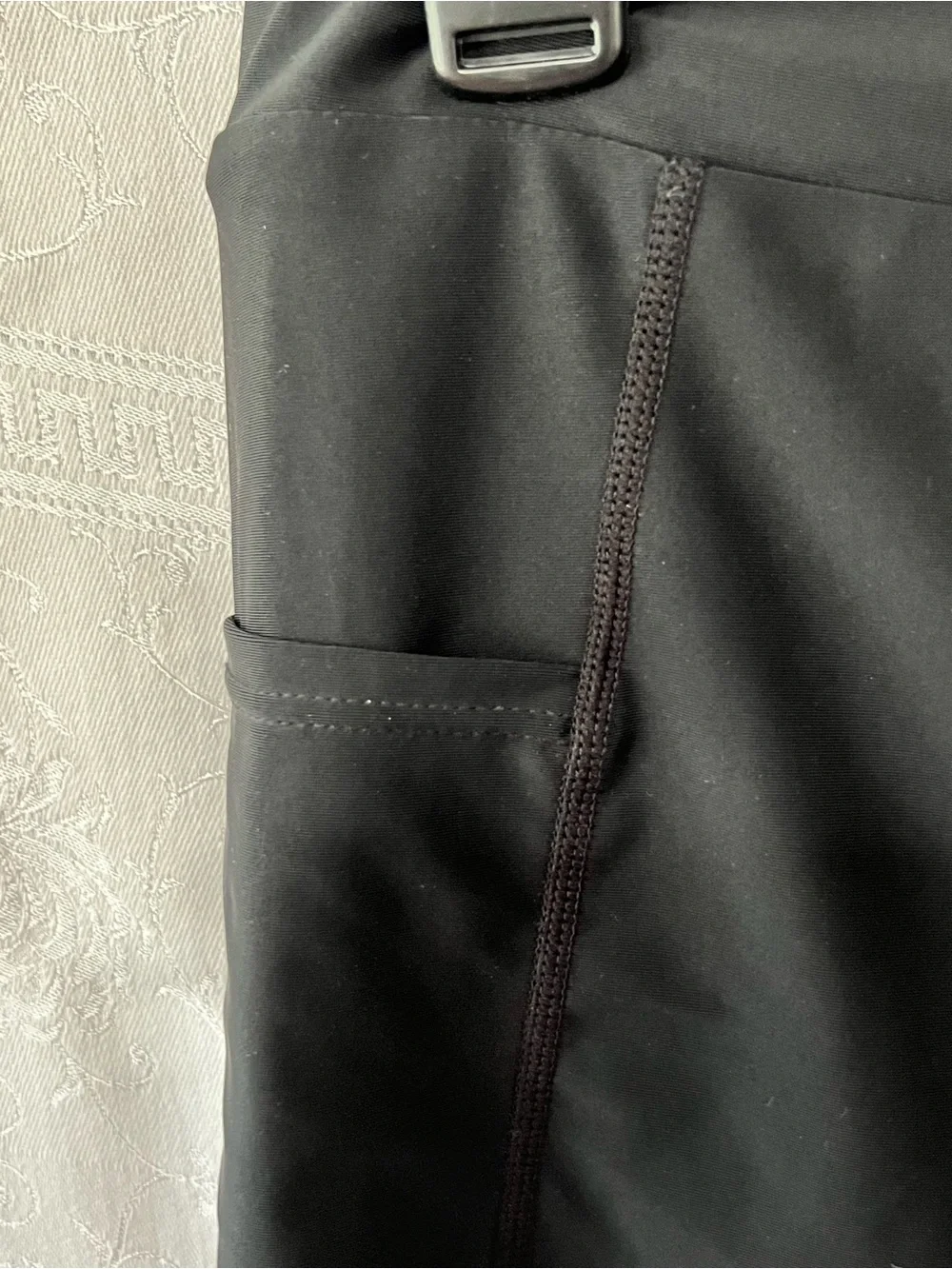 Attarco Women's Black High-Waist Swimming Shorts with Phone Pockets Size XL NWT - Picture 5 of 8
